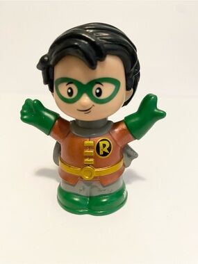 Little People Robin DC Comic Figure Super Hero Playset Fisher Price Toy 4/$20 🛑